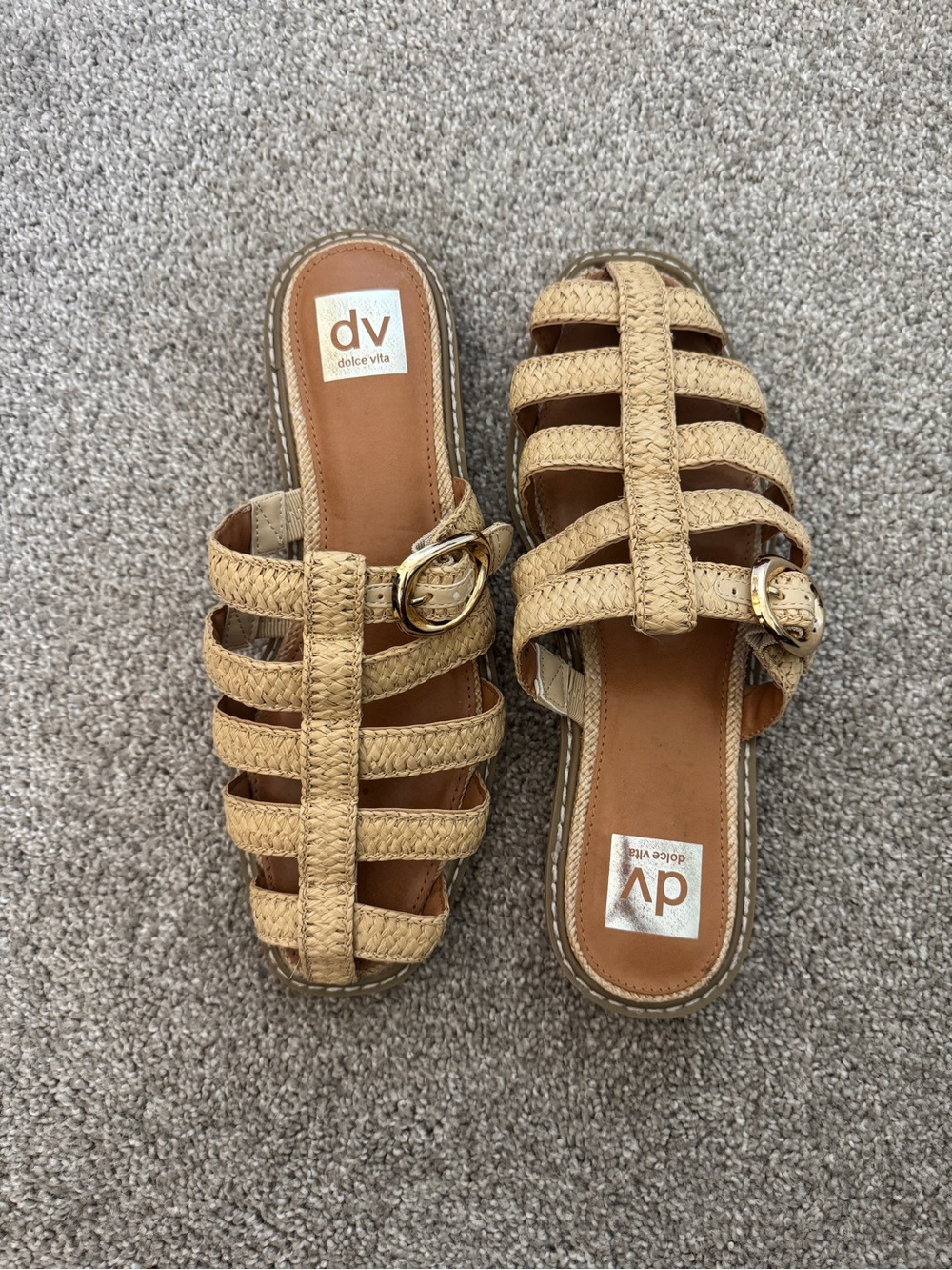 Dolce Vita Fyona Sandals in raffia